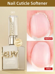XEIJAYI XIEJAYI 2件装 15ml 指甲软化剂和去死皮剂用于指甲护理，直接预防倒刺，去角质，软化，温暖和软化用于美甲沙龙护理前指甲护理 - 白色 - 查看 9