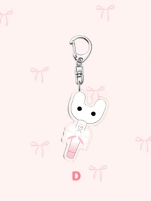 1个Kpop亚克力钥匙扣，钥匙扣配件，新款牛仔钥匙扣，日常包包装饰，包包挂件，挂绳，钥匙链。适合作为礼物送给男朋友、女朋友、家人、医生、护士，也可以用作派对礼物、手机装饰等。 - 彩色 - 查看 15