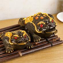 Decorative Changeable Color Toad Ornament, Premium Tea Pet For Tea Table, Tea Tray, Tea Stand - Multicolor - View 1
