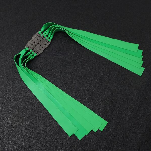 5/9根0.6毫米厚扁平橡皮筋，适用于户外狩猎弹弓、钓鱼弹弓等装备