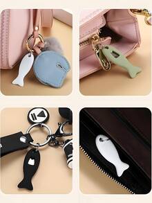1pc Anti-Loss Sim Card Ejector, Keychain Pendant, Mobile Phone Chip Remover, Universal Mobile Phone Eject Tool Keychain Pendant.