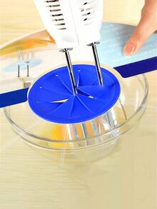 1pc Silicone World Egg Beater Splash Guard, Plastic Waterproof Bowl Cover, Egg Beater Splash Guard, Kitchen Cooking Tool, Egg Tool - Multicolor - View 7