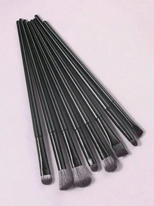 8pcs Soft Eye Makeup Brush Set, Including Eyeshadow, Smudger, Angle, Detail Brushes,Eyebrow Brush,Eyeshadow Brush,Spoolie,Spoolie Brush