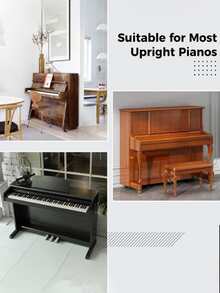 1 pieza Funda protectora contra el polvo para piano vertical, impermeable y antipolvo para uso doméstico, Día de la Mujer, artículos esenciales de viaje, recuerdos de boda, Y2k, dormitorio, accesorios de coche para mujeres, decoración de cocina - Multicolor - Ver 5
