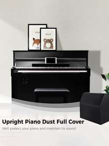 1 pieza Funda protectora contra el polvo para piano vertical, impermeable y antipolvo para uso doméstico, Día de la Mujer, artículos esenciales de viaje, recuerdos de boda, Y2k, dormitorio, accesorios de coche para mujeres, decoración de cocina - Multicolor - Ver 8