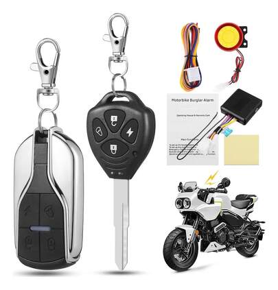 Alarma Arranque Control Remoto Para Mot Antirrobo