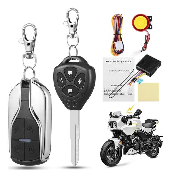 Alarma Arranque Control Remoto Para Mot Antirrobo