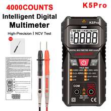 Digital Multimeter 4000 COUNTS, Automatic/Manual Mode Continuity Tester, VoltageDirect/Alternating Current Voltage Multifunction Tester, Voltage, Resistance - Multicolor - View 13