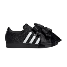 Caroline Hu X Adidas Superstar Casual Fashion Sneakers Fashionable Comfortable JR7978 Women's Black Zapatillas Para Mujer - 黑色 - 查看 2