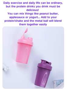 A Pink Protein Shaker Bottle  Shaker Bottle 400ml With Blending Ball 400ml Sport Water Bottle Gym Shaker Bottle Shaker Cups For Protein Shakes 400 Mseveral Colors Available Sports Shaker Water Bottles Dishwasher  Shaker Cups For Protein Shakes Shaker Bottle Perfect For Protein Shakes And Pre Workout Sports Fitness Protein Powder Water Cup Portable 400ml Transparent Hand Cup Plastic With Scale Shaker Cup - 黑色 - 查看 4