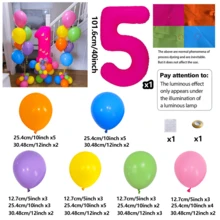 Bóng bay huỳnh quang số 0-9 40 inch, bóng bay số neon màu hồng, thích hợp cho tiệc sinh nhật, tốt nghiệp, đám cưới, kỷ niệm, giáng sinh, năm mới, trang trí tiệc phát sáng, chụp ảnh tự động - Hồng - Xem 39