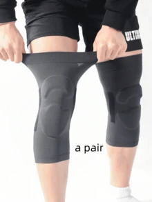 1只/双，EVA防撞缓冲运动护膝，健身骑行运动防护装备，防滑通用篮球护膝，适合日常健身训练、瑜伽普拉提运动健身，夏季新款