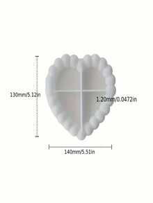 1Bubble Tray Coaster Silicone Molds - DIY Candle Making Supplies - Irregular Shape - Material: Silicone, Bubble Tray Coaster Mold, DIY Gypsum Epoxy Mold For Storage Tray & Coaster Making, Suitable For Home Decoration, Holiday Gifts - Multicolor - View 8