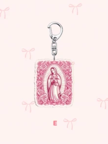 1/7 chiếc Móc khóa Công giáo cổ điển của Đức Mẹ Guadalupe, Móc khóa Đức Mẹ Đồng Trinh Mexico làm phụ kiện, Mặt dây chuyền túi xách, Móc khóa, Trang sức, Quà tặng cho người hâm mộ - Nhiều màu - Xem 15