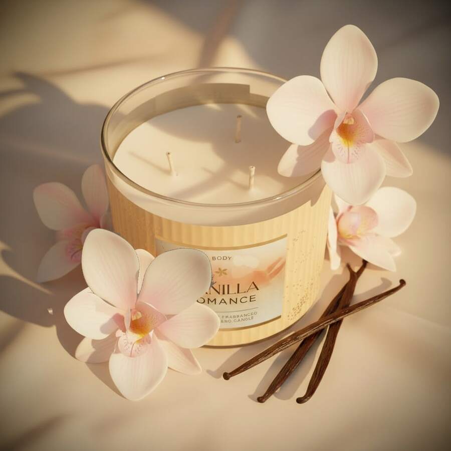 Scented Candles - Vanilla Romance - View 1