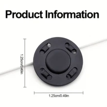 6/12 对磁性缝纫按扣，隐形磁性按扣，适用于口袋、缝纫、工艺品、手提包、服装、DIY 项目 - 彩色 - 查看 5