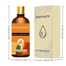 100ml/3.4oz、30ml/1.0oz、10ml/0.34oz 优质甜橙精油，100% 纯天然，适用于扩散器、加湿器、自然风格 | 滋养油，节日礼物 - 甜橙 - 查看 11