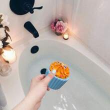 XINSON 4 bombas de baño en forma de CupCake de sal de burbujas de baño, aroma a hierbas y flores, Rosa, Manzanilla, Lavanda, Oceano fesh  Selenicereus undatus, proporcionan hidratación duradera, mejoran la experiencia de baño, disfruta del spa en casa, no irritante para todo tipo de piel - Multicolor - Ver 11