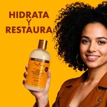 Shea Moisture Shampoo Hidratante Profundo con Manteka de Karité Raw Shea Butter - Blanco - Ver 5