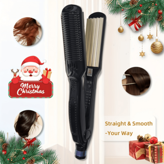 En majsskena för skägg, med jämn värmefördelning och utan att förstöra ditt hår, är den bästa presenten till en kvinna