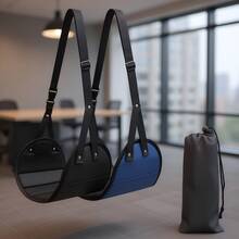 1pc Airplane/High-Speed Rail Footrest Hammock, An Ergonomic Airplane Travel Footrest Hammock That Reduces Pressure On Your Legs, The Perfect Travel Essential To Relax And Soothe Your Feet. - Multicolor - View 8