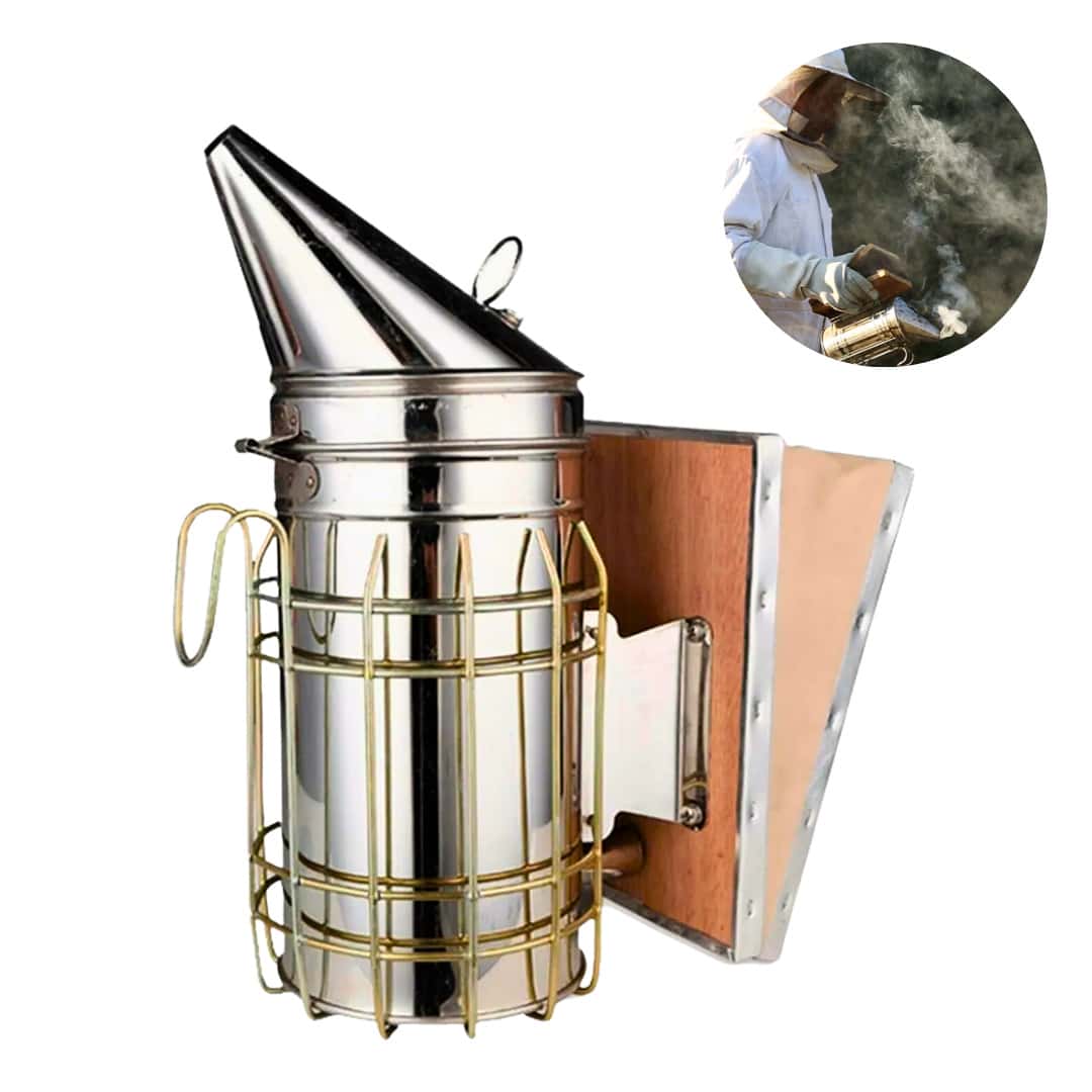 Fumigador 1,7l De Apicultura Galvanizado Fumegador Defumador 28,5cm