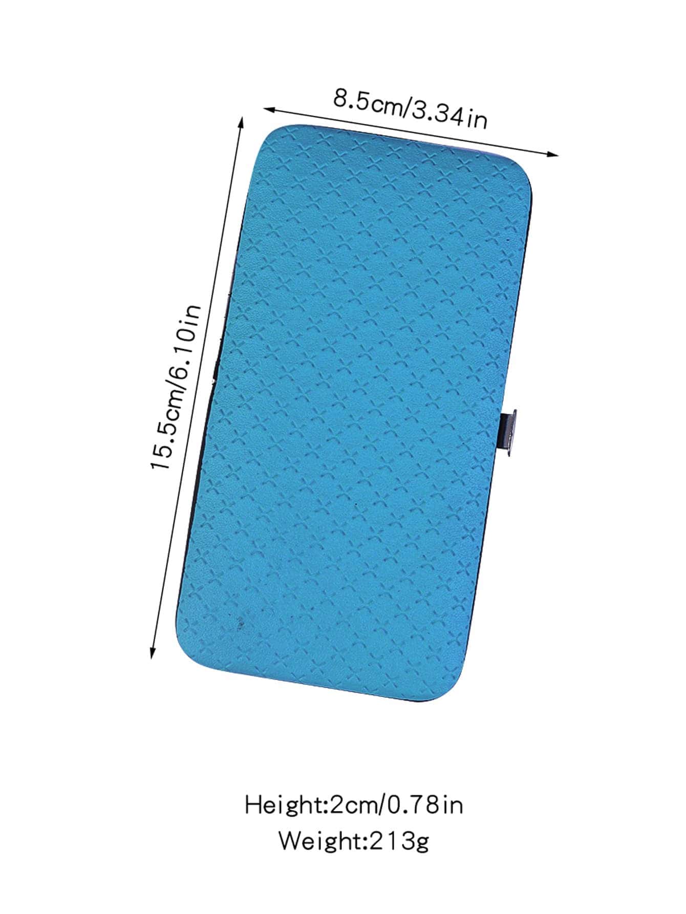 7 قطع مجموعة أدوات تجميل الأظافر باللون الأخضر، مق...