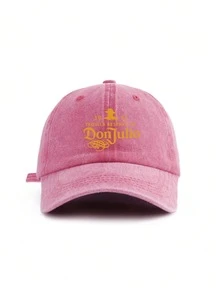 1pc Unisex Letter Print "DONJULIO" Decorative Vintage Washed Baseball Cap, Trucker Cap, Dad Hat, Suitable For Outdoor, Travel, Hiking, Beach - 風格 a - 查看 12