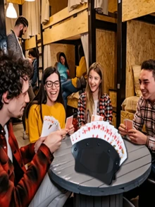 1pc High Quality Playing Card Holder, Elderly, Poker Party, Family Card Game Night - Plastic Hands-Free Canasta Card Holder, Christmas, Thanksgiving Gift - Multicolor - View 10