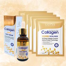 XINSON SADOER-suero de colágeno para el cuidado de la piel, esencia líquida reafirmante, hidratante, calmante, nutritivo, cuidado de la piel 30ML - Serum+Mascarillas - Ver 4