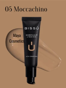 Maquillaje Liquido Alta Cobertura Bissu - 05 Moccachino - Ver 1