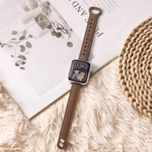 Women's Watch Band, Compatible With Apple Watch 1/2/3/4/5/6/7/8/9/10/Ultra/SE1/2, Fits 38mm 40mm 41mm 42mm 44mm 45mm 49mm, Fashionable Design, Classic Elegant Style, Accessories - Brown - View 6
