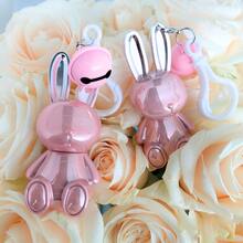 XINSON Labial Mate 2 Piezas Llavero Conejo Lip Mud Labial Rabbit Velvet Gegebear Kawaii 2 Colores - #6 - Ver 2