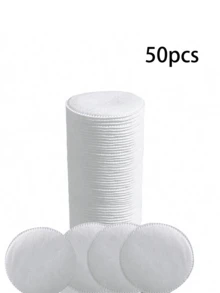 150 miếng bông tẩy trang tái sử dụng, miếng bông tròn làm sạch da mặt, cấu tạo 3 lớp dày dặn, thiết kế đục lỗ, chăm sóc da, tẩy trang, chườm ướt, xịt khoáng, mềm mại và không gây dị ứng, dùng cho mặt và móng tay. - Nhiều màu - Xem 11