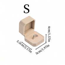 1pc Jewelry Box For Bracelet, Ring, Pendant, Earrings, Necklace, Velvet Jewelry Organizer Box, Suitable For Home And Travel, Valentine's Day And Back To School Gift - White - View 9