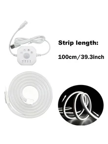 运动传感器霓虹灯带暖色/白色霓虹灯柔性条 | USB 供电 LED 灯 1-5 米长,用于花园、楼梯、走廊、卧室装饰的室内/室外照明 - 多色 - 查看 15