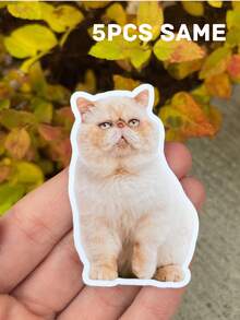 1/5/10/20pcs Custom Face Sticker, Custom Personalized Photo Sticker , Custom Pet Sticker| Pet Lover Gift | Sentimental Sticker | Custom Sticker| Diecut Sticker, Custom Dog Sticker, Custom Cat Sticker, Laptop Stickers, Water Cup Stickers, Car Stickers, Custom Sticker Stickers. Create Your Own Custom Sticker , For Student's Day, Home, Dining Room, Bathroom, Living Room - Style 2 (full Body) - View 11