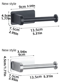 1pc No Drill Installation Paper Towel Holder/Toilet Paper Holder/Tissue Box Holder, Home Decor, Desktop Organizer, Home Accessories, Bedroom Decor, Kitchen Supplies, Travel, Holiday, Napkin Holder, Suitable For Home, Kitchen, Bedroom, Living Room, Dining Room, Decorative Box, Women's Wedding Gift, Summer Travel Holiday Essential - Multicolor - View 3