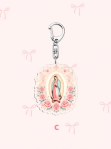 1/7 chiếc Móc khóa Công giáo cổ điển của Đức Mẹ Guadalupe, Móc khóa Đức Mẹ Đồng Trinh Mexico làm phụ kiện, Mặt dây chuyền túi xách, Móc khóa, Trang sức, Quà tặng cho người hâm mộ - Nhiều màu - Xem 13