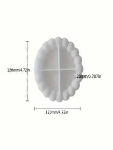 1Bubble Tray Coaster Silicone Molds - DIY Candle Making Supplies - Irregular Shape - Material: Silicone, Bubble Tray Coaster Mold, DIY Gypsum Epoxy Mold For Storage Tray & Coaster Making, Suitable For Home Decoration, Holiday Gifts - Multicolor - View 10