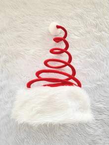 1pc Quirky Spring Beanie: Features A Built-In "Spiral Buff" Design, With Its Unique Twisted Lines Becoming An Eye-Catching Accessory For Fun Winter Outfits - متعدد الألوان - مشاهدة 10