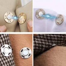 6/12 对磁性缝纫按扣，隐形磁性按扣，适用于口袋、缝纫、工艺品、手提包、服装、DIY 项目 - 彩色 - 查看 9