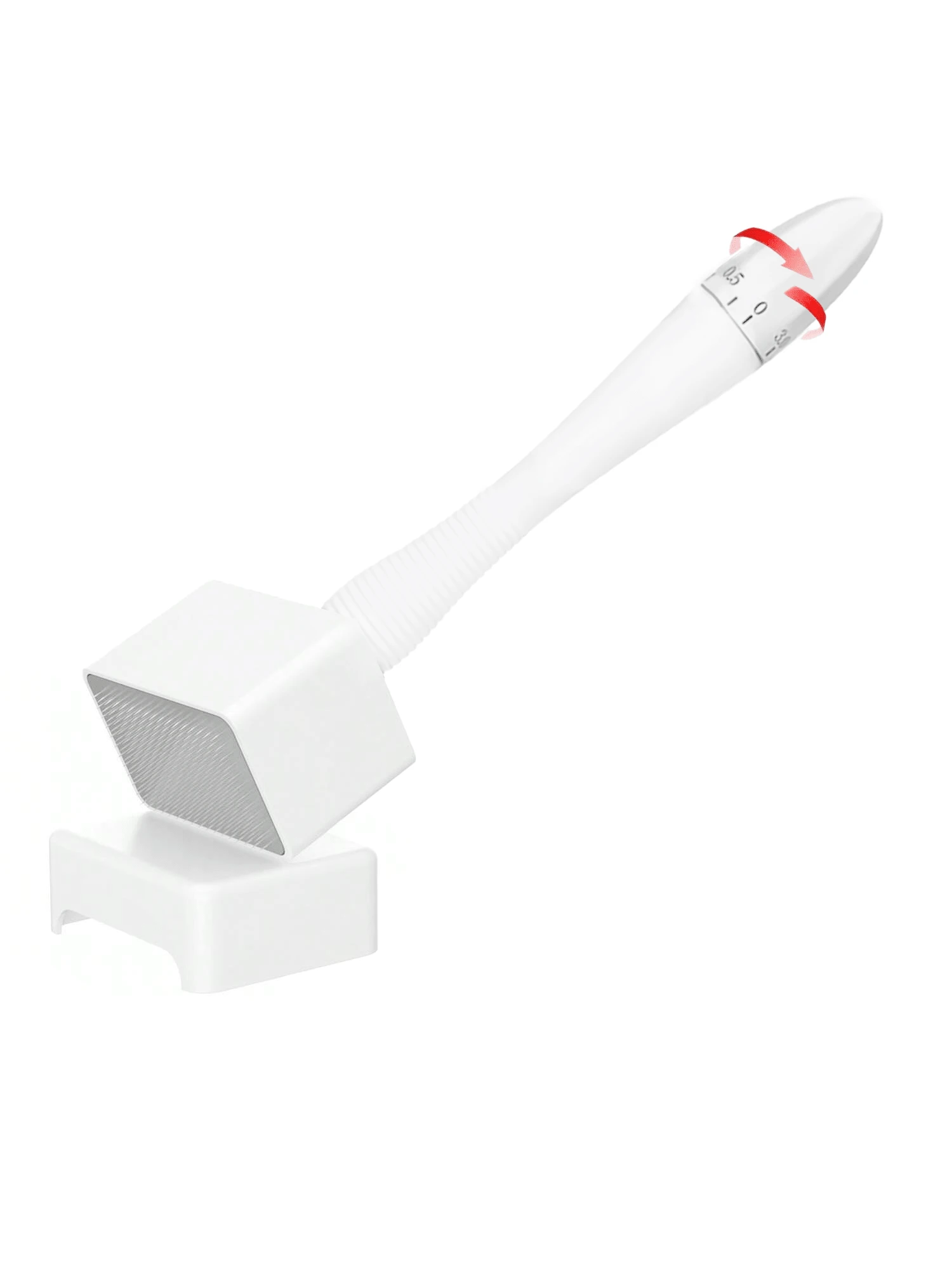 Adjustable Microneedle Roller: Professional Hair, Beard & Skin Care Tool - 140/100 Titanium Needles, Effective Results - Simple & Efficient Skincare Solution, Grooved/Round, Random Delivery. Minoxidil, Microneedle Roller, Microneedling, Beauty, Skincare, Spa, Self-Care, Skincare Tools, Facial Care, Esthetician Supplies, Massage, Facial Massage Tool, Facial Roller - White - View 1