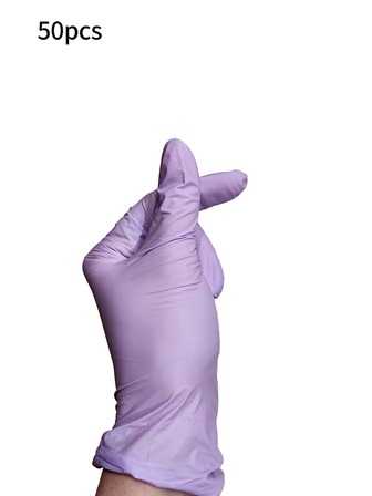 丁腈手套 - 一次性使用，专为重型洗碗、家务等用途设计，耐油防水，耐磨，适用于各种家务劳动。橡胶丁腈手套。