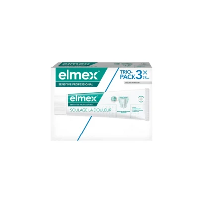  Elmex Sensitive Dentifrice dents sensibles - 3 x 75ml