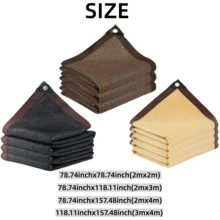 Red de sombra de toldo de autocaravana de alta densidad y actualizada, con opciones de multicolor, protección UV, toldo duradero adecuado para viajes en autocaravana, picnic y piscina - Multicolor - Ver 4