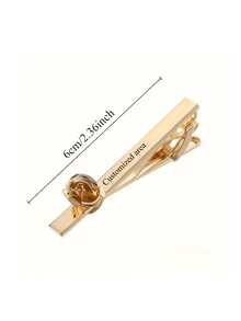 男士定制领带夹，不锈钢材质，可个性化刻字（姓名首字母或全名），是伴郎的理想礼物。这款领带夹经久耐用，采用不锈钢材质，色彩鲜艳，设计可爱有趣，带有Y2K风格。它是一款时尚、休闲且独特的配饰，是送给男士、女士、女友、朋友或孩子的完美礼物。女士发饰 - 款式1 - 查看 9