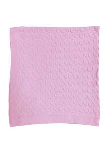 Premium Hypoallergenic Knitted Baby Blanket - Soft Touch, Style And Comfort In Every Detail - Pink - View 2