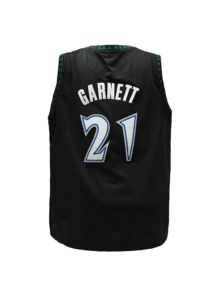 加大码男士21号黑色篮球背心，宽松无袖刺绣图案，适合篮球、运动、跑步、健身，男士礼物 - 黑色 - 查看 3