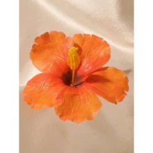 6pcs Hawaiian Flower Hair Clips Women Plumeria Hibiscus Flower Hair Clips Fashion Artificial Flower Hair Clips, Summer Holiday Beach Party Hair Accessories, Bohemian Style Fabric Hair Clips Set, Elegant Women Hair Clips, Summer Women Hair Accessories, Good For Girls Gifts, Valentine's Day Gift Value Set ,Flat Claw Clip, Hair Slide, Hair Claws, School Stuff - 彩色 - 查看 6